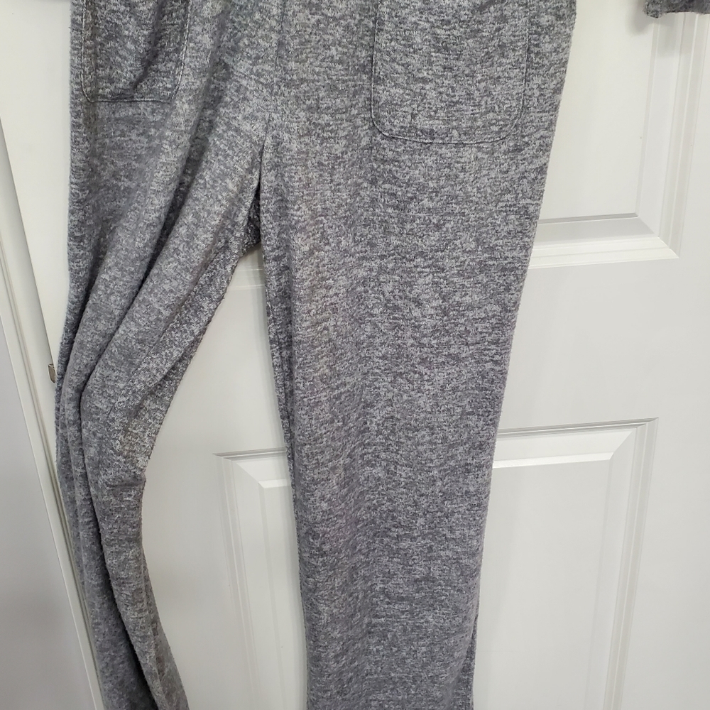 Spense Women's Medium Fleecey Button Up Comfy Jumpsuit - Picture 5 of 8